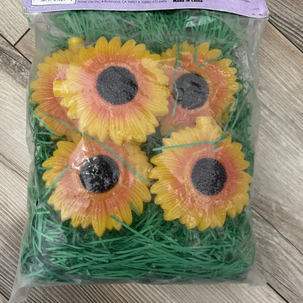 Sunflower String Lights Primal Lite Fun Lights Y2K 90s Bohemian 12‎ Ft